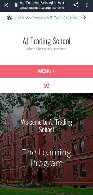 AJ TRADING SCHOOL 2022 PREMIUM COURSE