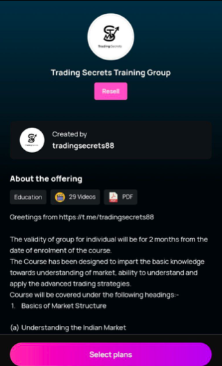 Trading Secrets Training Group Course 2 Trading Secrets Training Group Course - Image 2