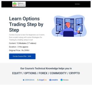 OPTIONS FOR TOMORROW – LEARN OPTIONS TRADING