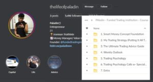 Paladin – Funded Trading Institution Full Course