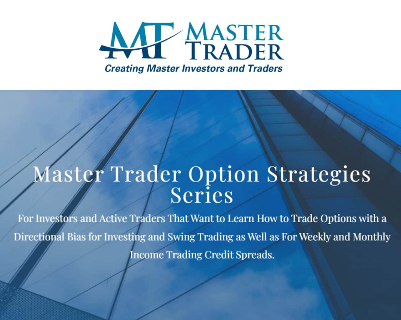 MasterTrader – Master Trader Option Strategies 1 MasterTrader – Master Trader Option Strategies