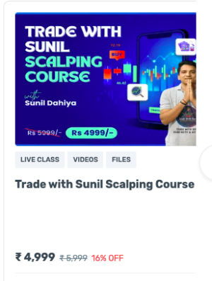 Trade with Sunil Scalping Course