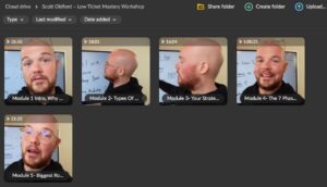 Scott Oldford – Low Ticket Mastery Workshop