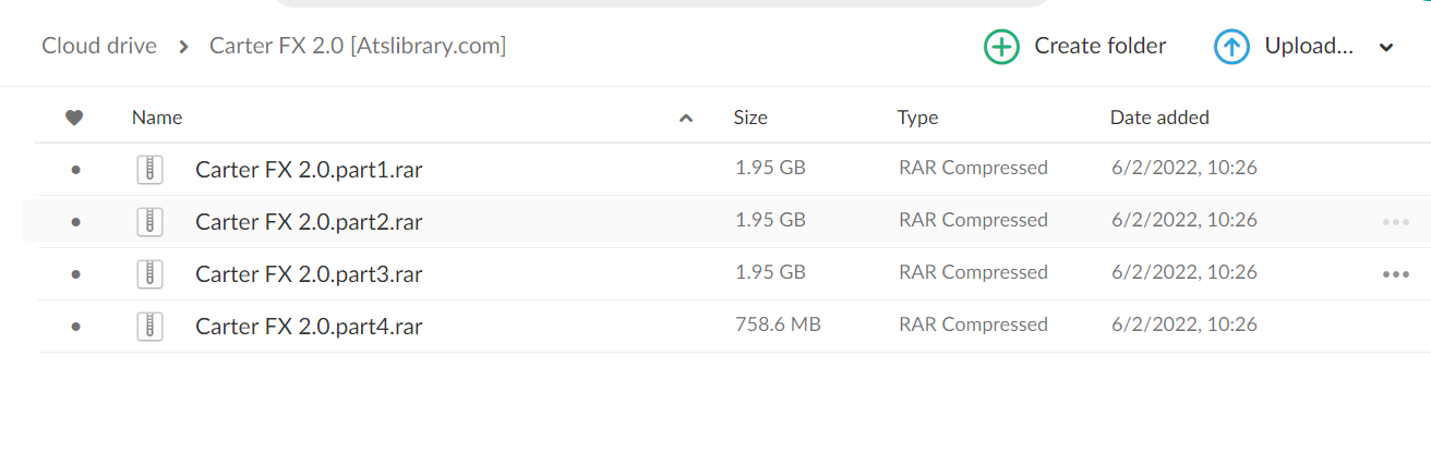 Carter FX 2.0 1 Carter FX 2.0