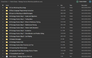 Kevin Davey – Strategy Factory Workshop