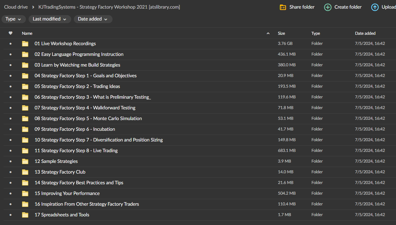 KJTradingSystems – Strategy Factory Workshop 2021 1 KJTradingSystems – Strategy Factory Workshop 2021