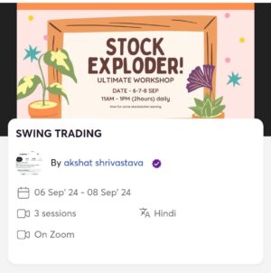 STOCK EXPLODER SWING TRADING SESSION September 2024