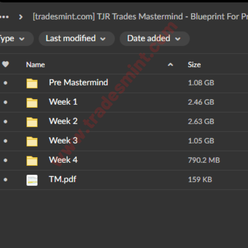 TJR Trades Mastermind - Blueprint For Profitability 2 TJR Trades Mastermind - Blueprint For Profitability - Image 2