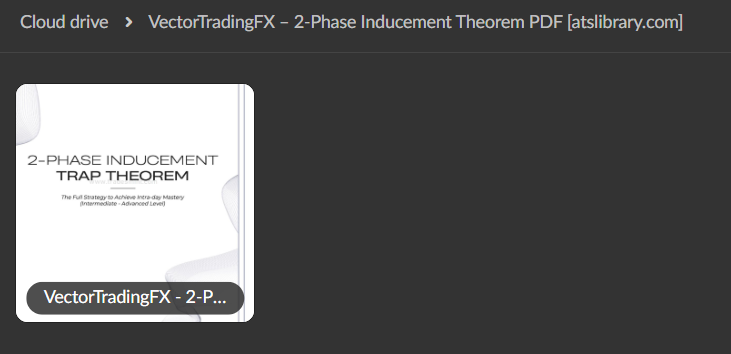VectorTradingFX – 2-Phase Inducement Theorem PDF 1 VectorTradingFX – 2-Phase Inducement Theorem PDF