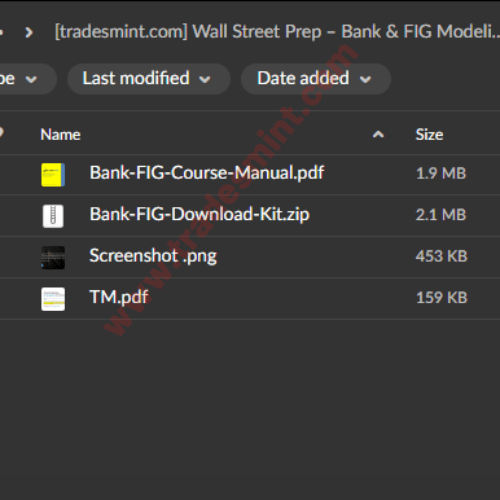 Wall Street Prep – Bank & FIG Modeling 2 Wall Street Prep – Bank & FIG Modeling - Image 2
