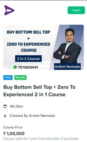 Five Percent Trader Course By Aniket Nemade Premium