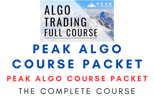 Peak Trading Research – Peak Algo Course Packet 1 Peak Trading Research – Peak Algo Course Packet