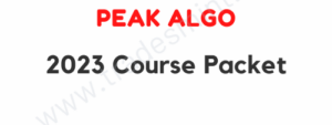 Peak Algo - 2023 Course Packet