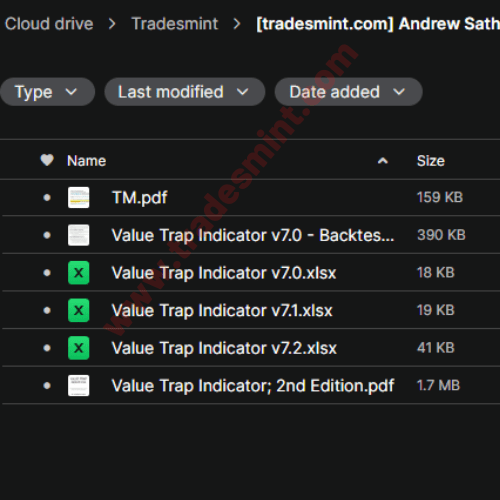 Andrew Sather - Value Trap Indicator 2 Andrew Sather - Value Trap Indicator - Image 2