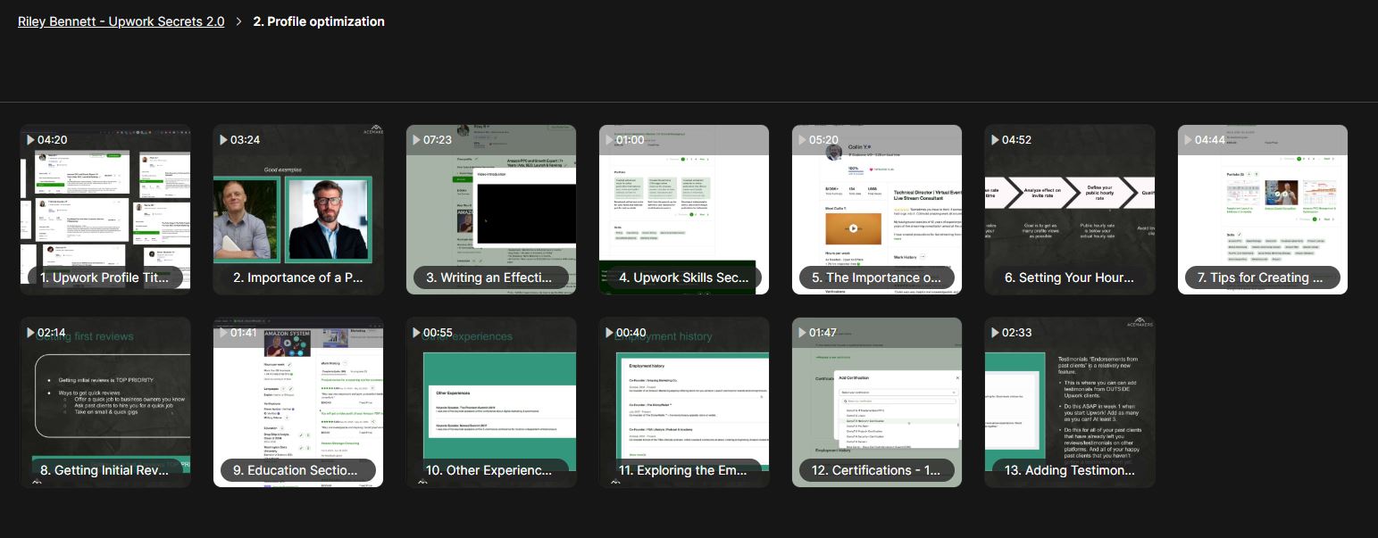 Riley Bennett – Upwork Secrets 2.0 2 Riley Bennett – Upwork Secrets 2.0 - Image 2