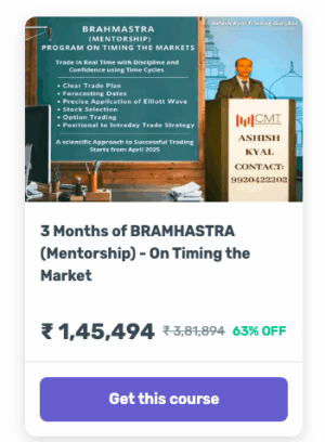 Ashish Kyal BRAMHASTRA (Mentorship) - On Timing the Market