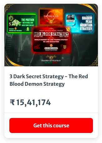 Trader Gentleman - 3 Dark Secret Strategy - The Red Blood Demon Strategy Premium Course 1 Trader Gentleman - 3 Dark Secret Strategy - The Red Blood Demon Strategy Premium Course