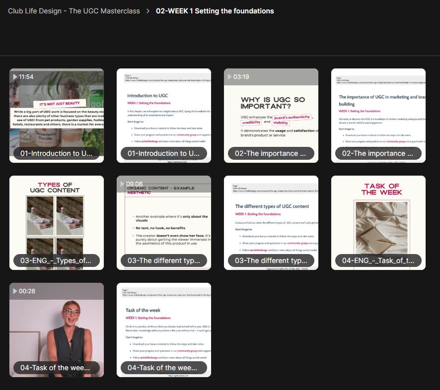 Club Life Design – The UGC Masterclass 3 Club Life Design – The UGC Masterclass - Image 3