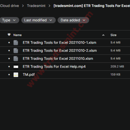 ETR Trading Tools For Excel Package 2 ETR Trading Tools For Excel Package - Image 2