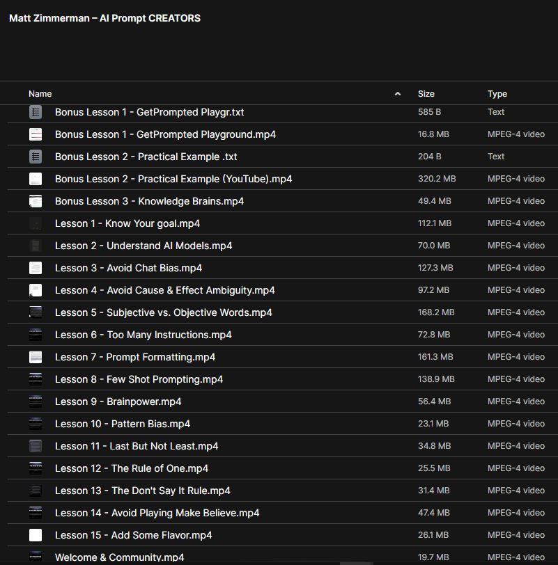 Matt Zimmerman – AI Prompt CREATORS 2 Matt Zimmerman – AI Prompt CREATORS - Image 2