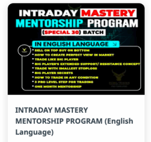 Being Trader INTRADAY MASTERY MENTORSHIP PROGRAM (English Language)