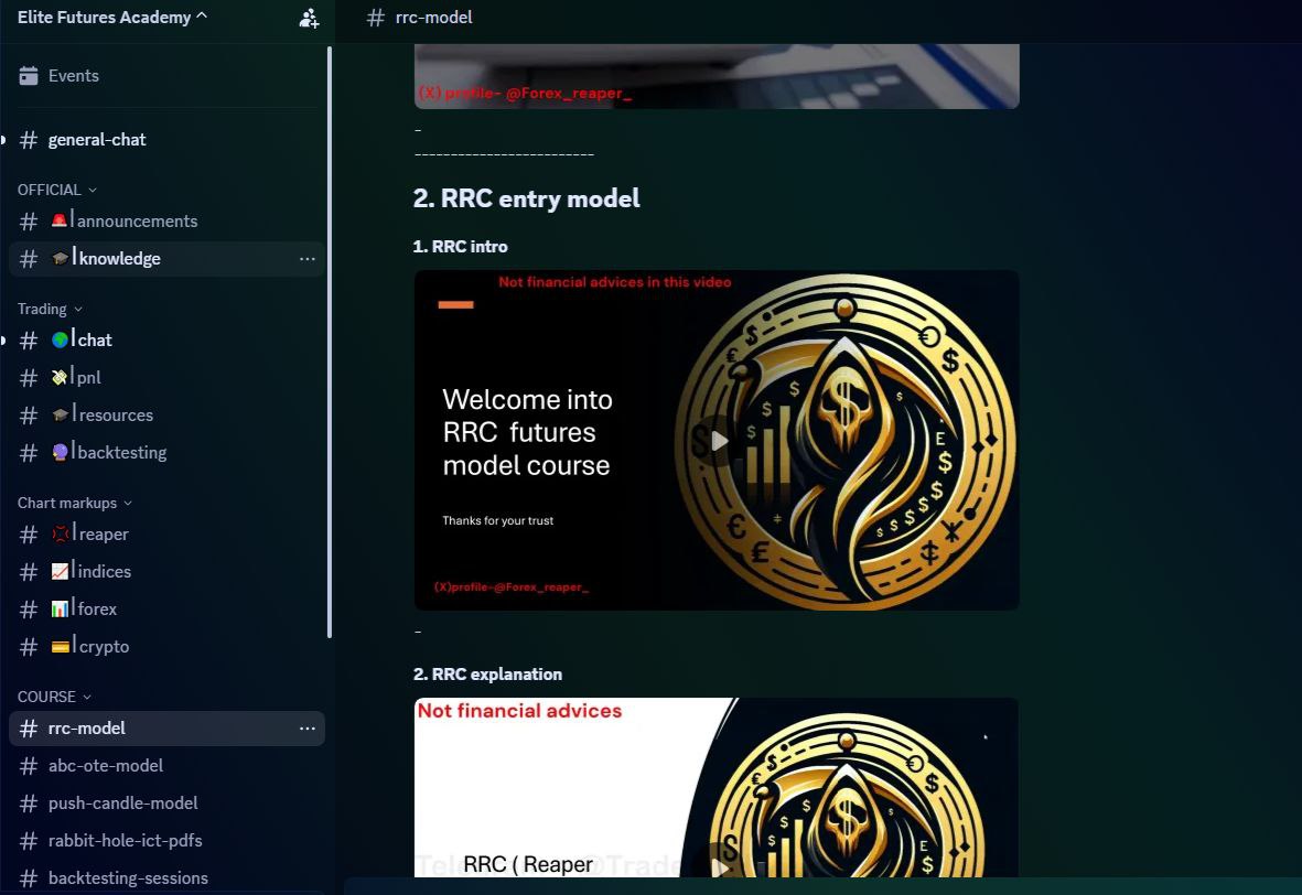 Elite Futures Academy ( E F A ) – RRC Trading Model 3 Elite Futures Academy ( E F A ) – RRC Trading Model - Image 3