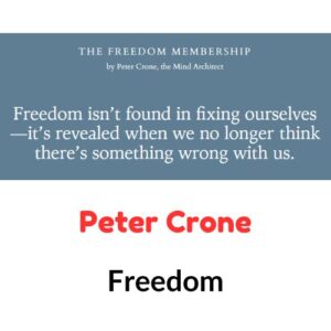 Peter Crone – Freedom