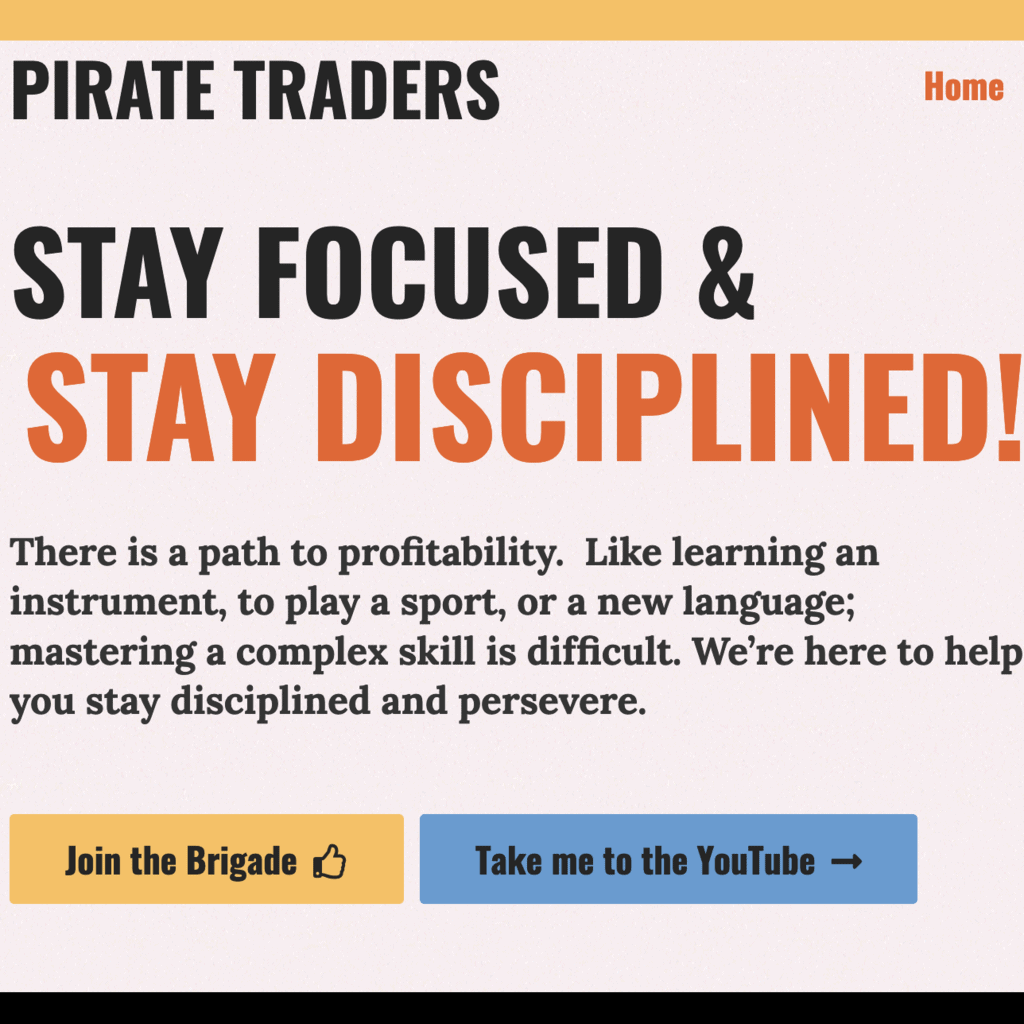 PirateTraders Market Profile Course 1 PirateTraders Market Profile Course