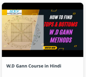 Market Geometry- W.D Gann Course in Hindi