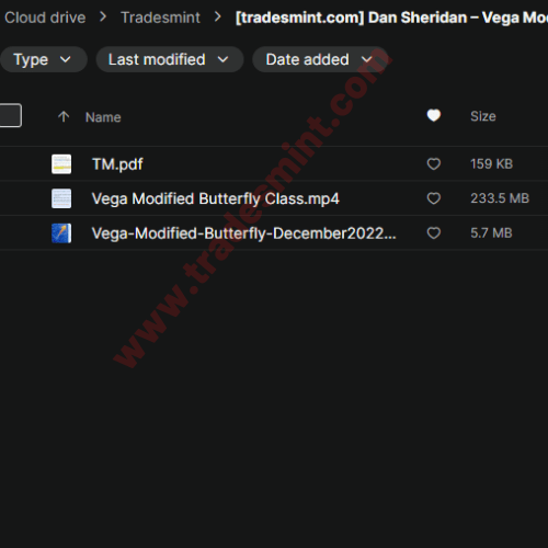 Dan Sheridan – Vega Modified Butterfly Deep Dive 2 Dan Sheridan – Vega Modified Butterfly Deep Dive - Image 2
